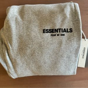 Essentials- fear of god grey sweatpants size medium